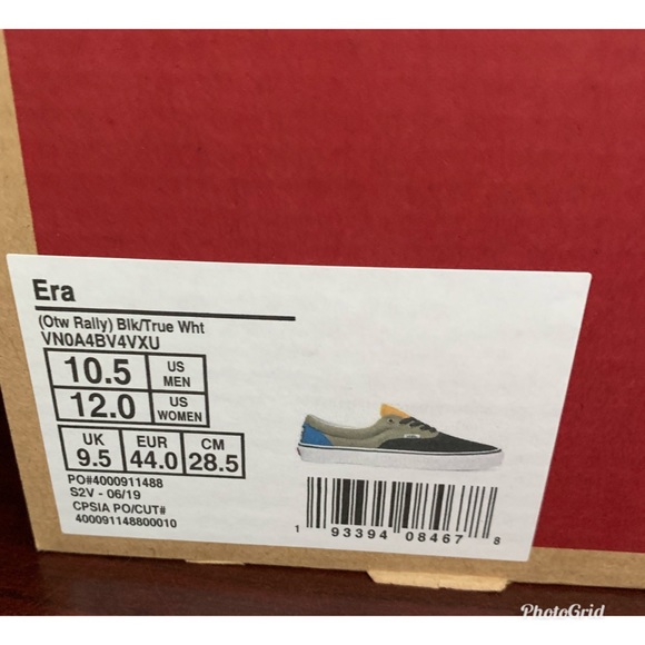 VANS ERA OTW RALLY station wagons gills BLACK TRUE - Picture 8 of 8